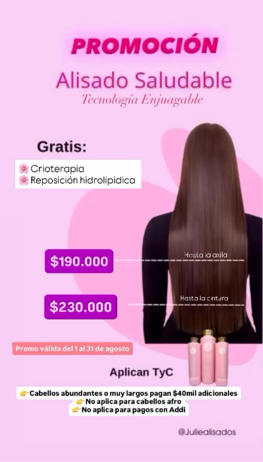 Alisado Saludable Agosto