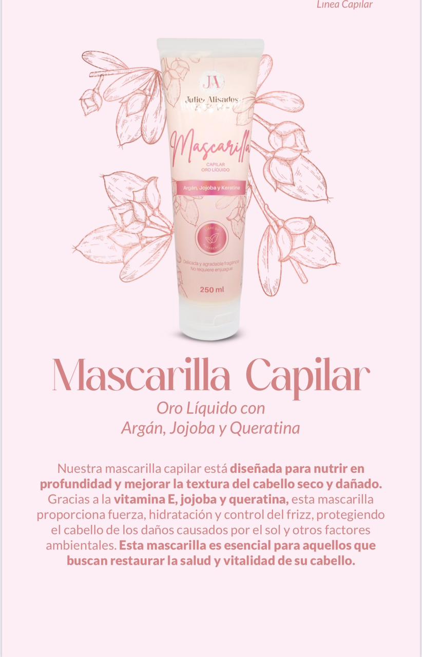 Mascarilla Capilar Oro Líquido